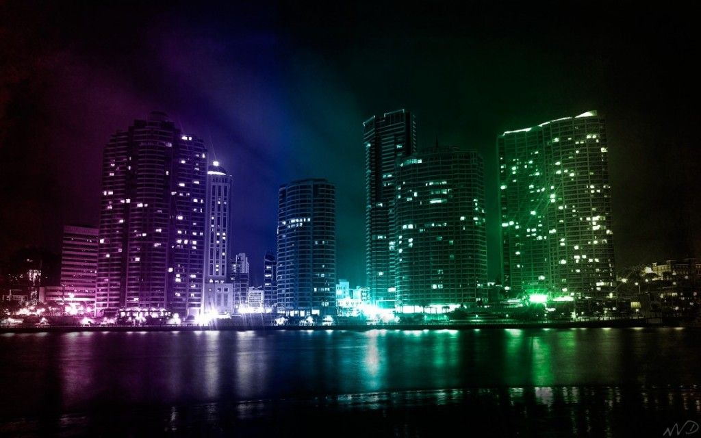 Amazing cool wallpapers lights city hd wallpaper 1024640