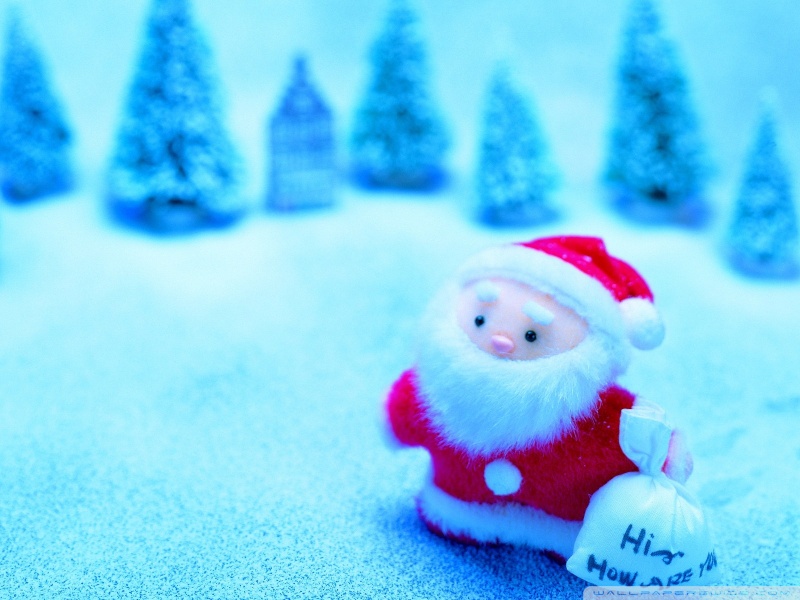 Cute Santa Claus HD desktop wallpaper High Definition