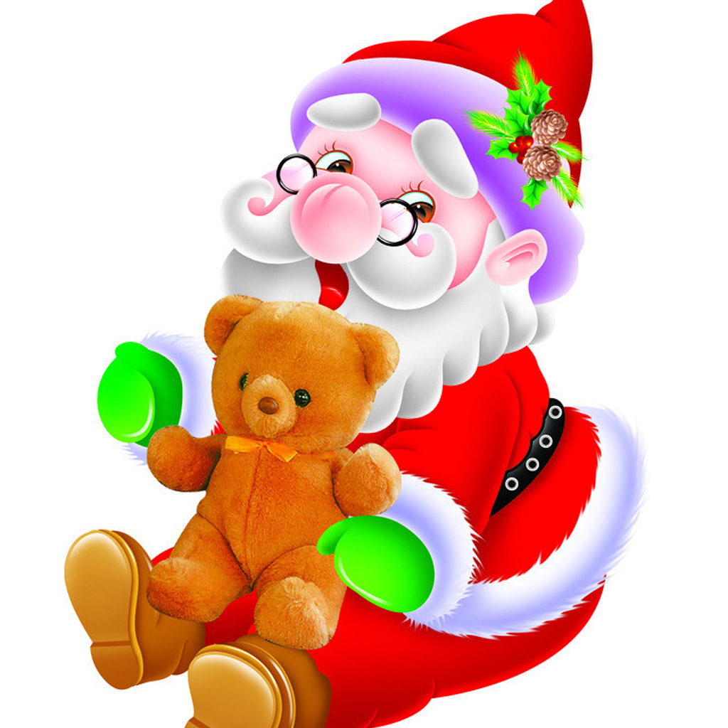 Cute Santa Claus iPad Air 2 Wallpapers iPad Air 2 Backgrounds