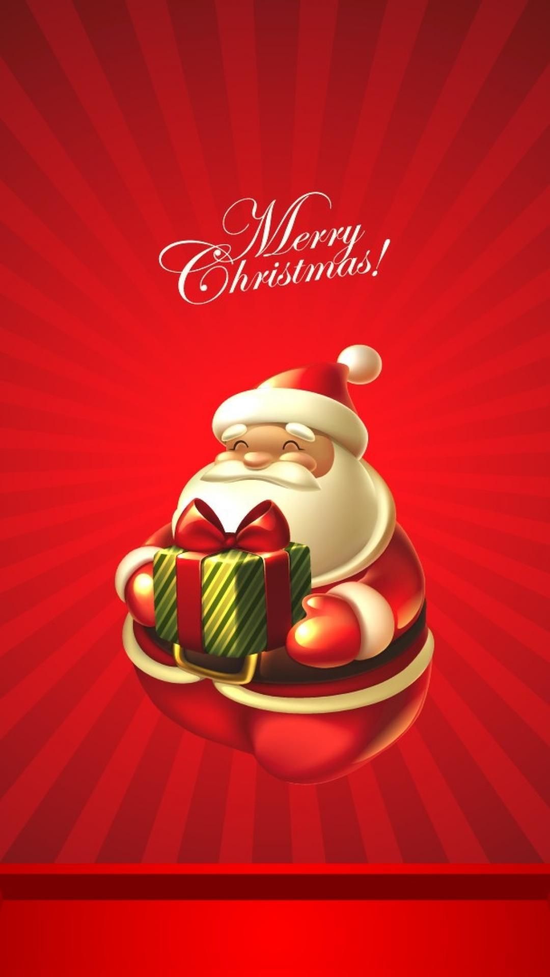 Cute Christmas Santa Claus iPhone 6 Wallpaper Download iPhone