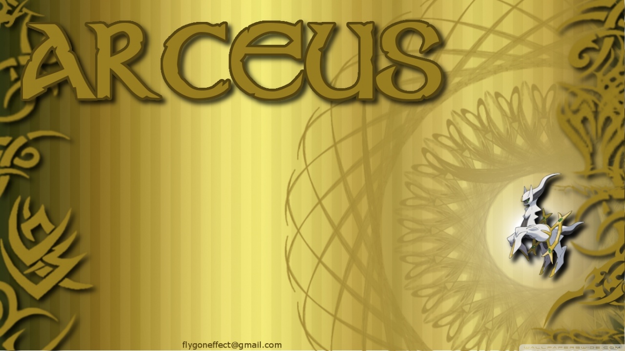 Golden Arceus - Pokemon HD desktop wallpaper : High Definition