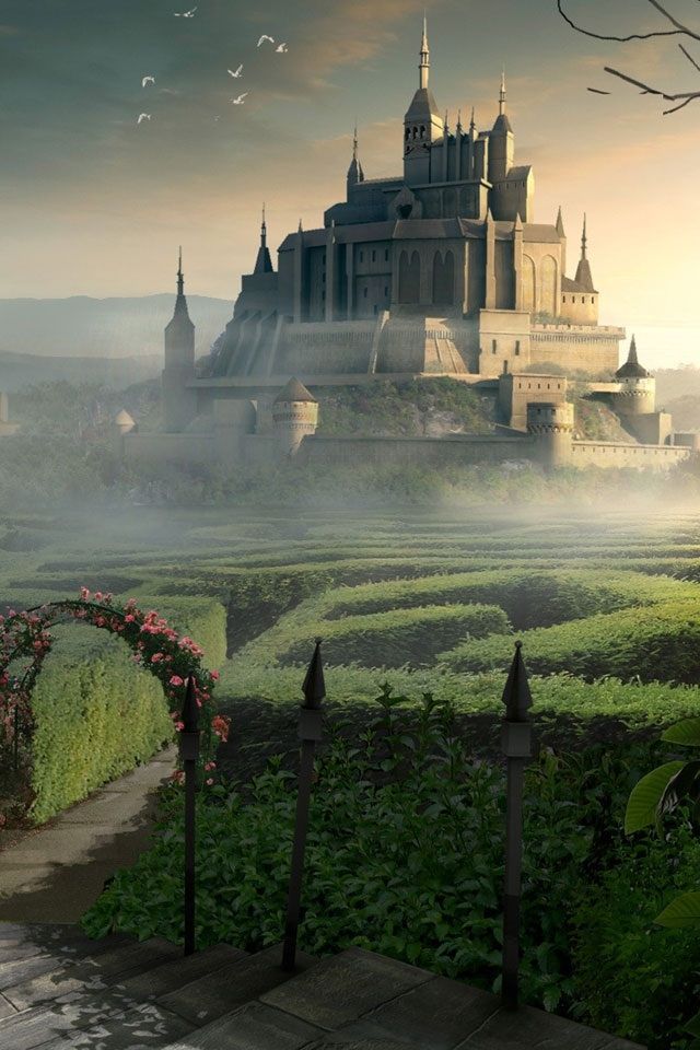 Fantasy Castle Iphone 4 Wallpapers Free 640x960 Hd Iphone 5 Retina ...