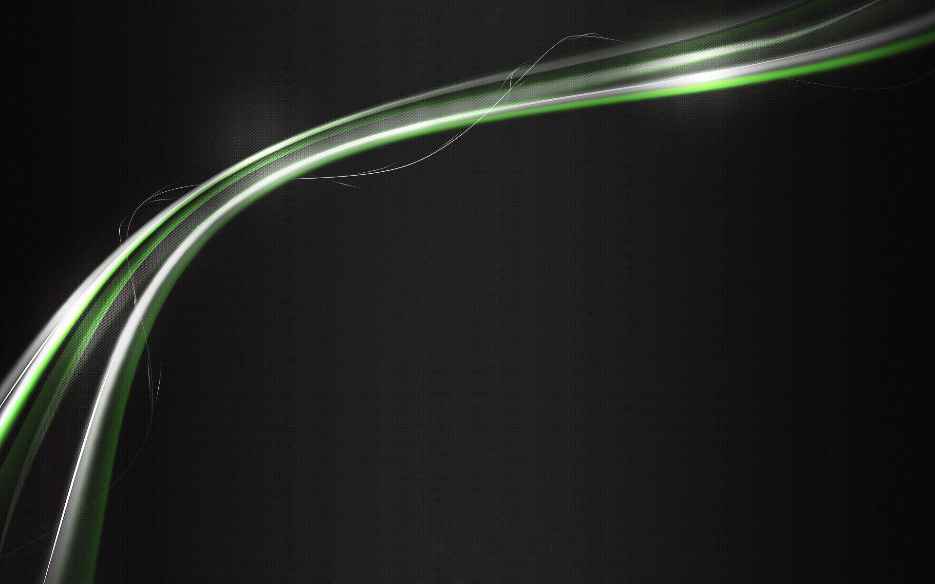 Background Gaming Backgrounds Black Green Lighting Waves : Full HD ...