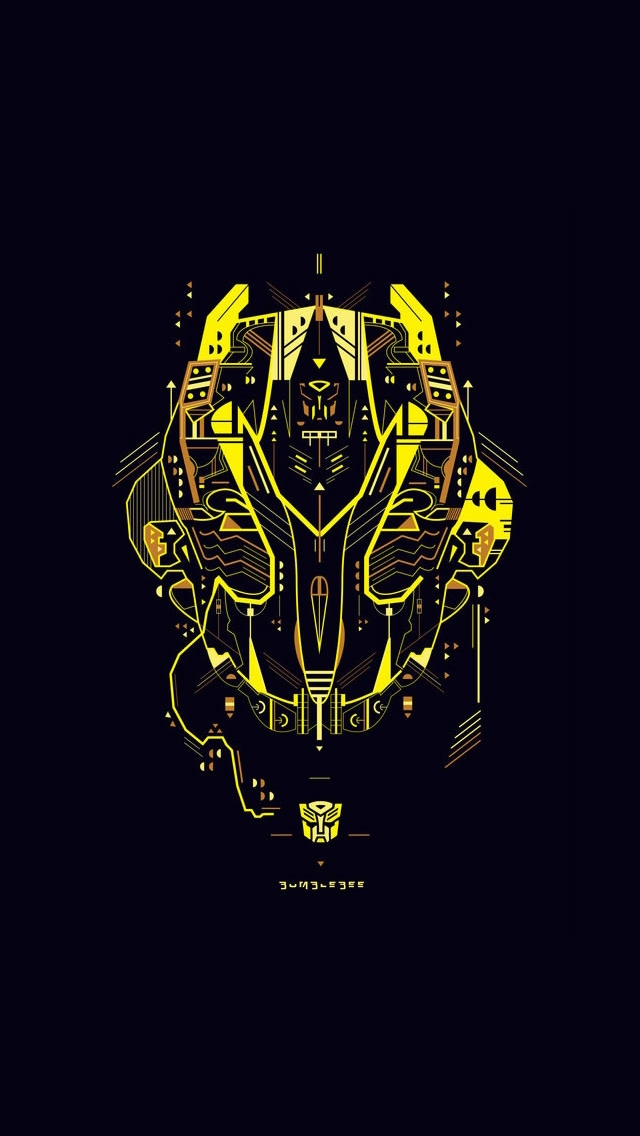 Transformers Bumblebee iPhone 5 Wallpaper (640x1136)