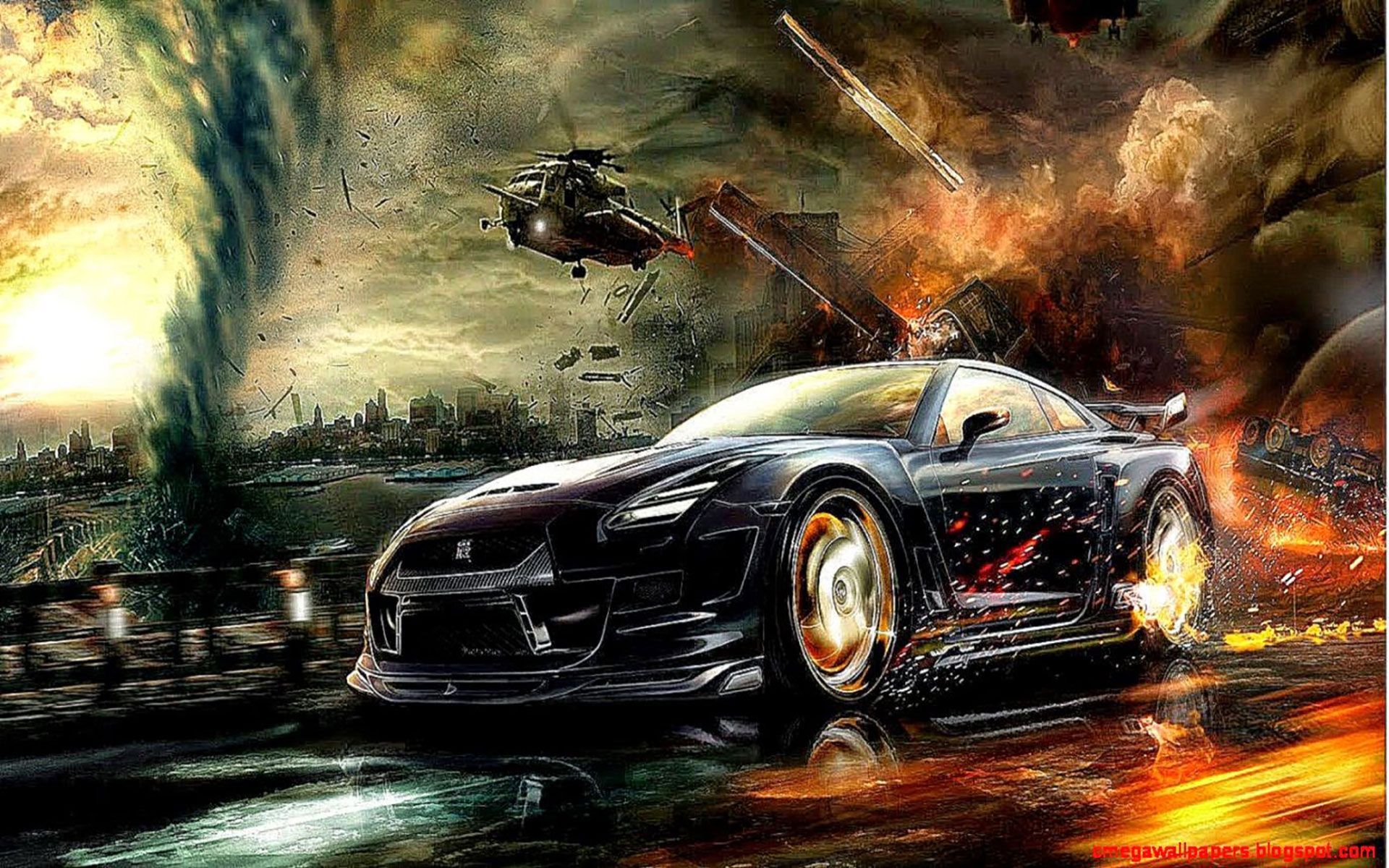 30 Beautiful and Great looking 3d car wallpapers HD