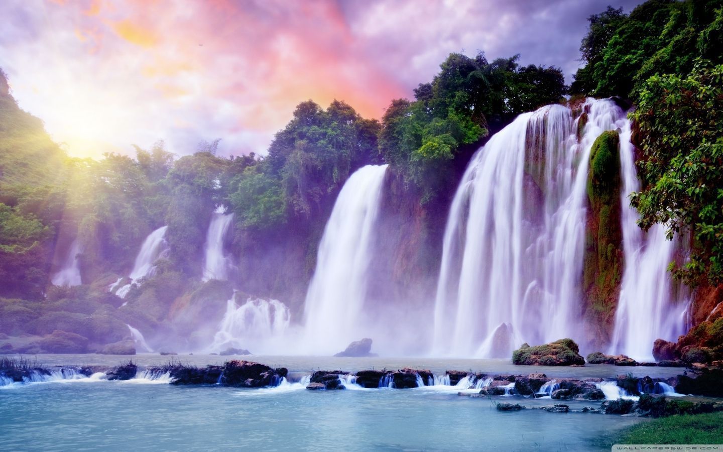 HD waterfall wallpaper Desktop 49329 - Waterfalls, streams ...