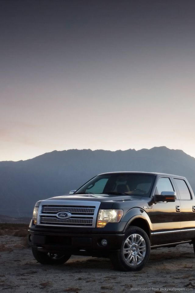 Download Ford F150 Side View Wallpaper For iPhone 4