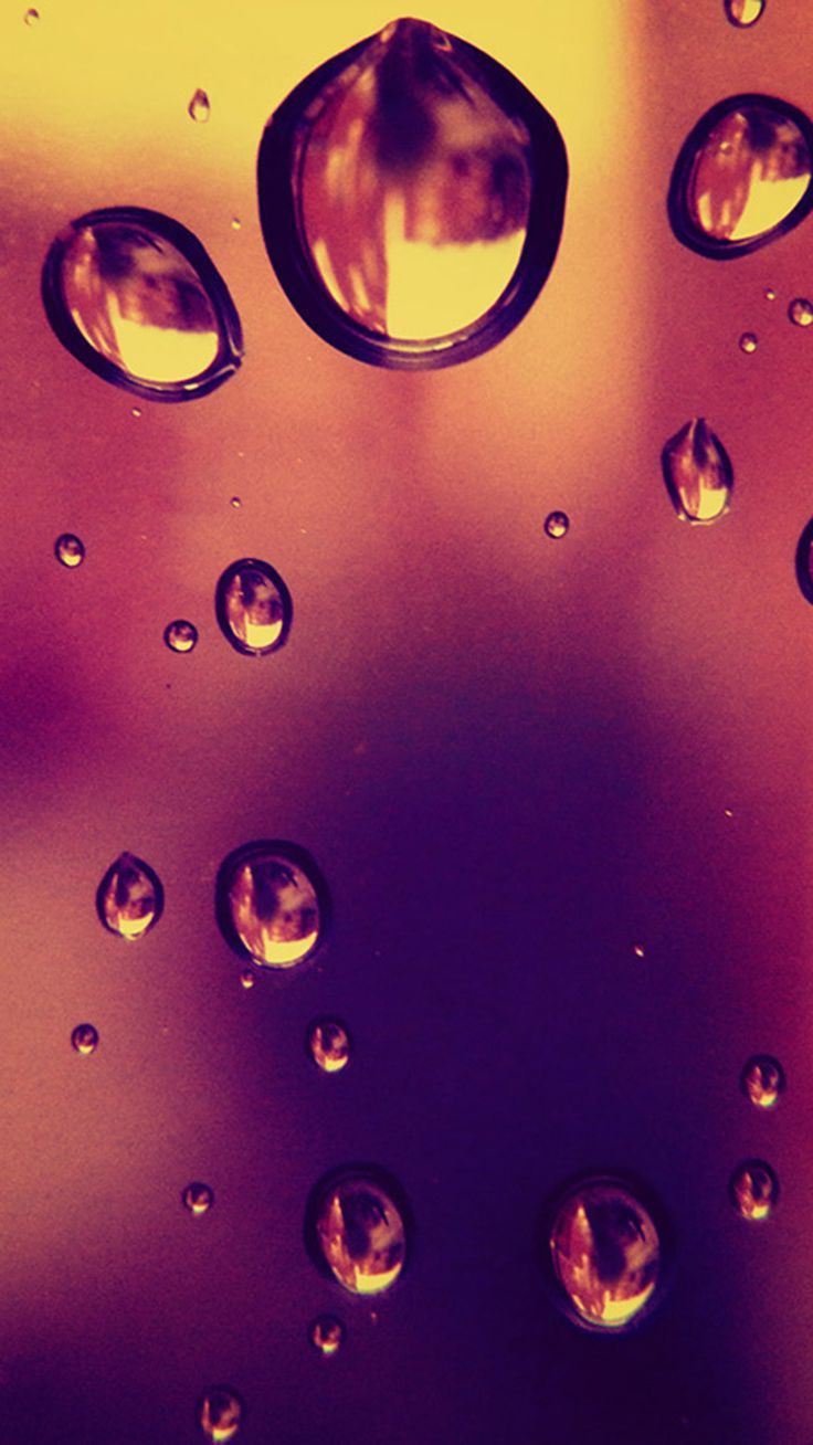 Water Drops Bokeh. Tap to see more beautiful waterdrops iPhone HD ...