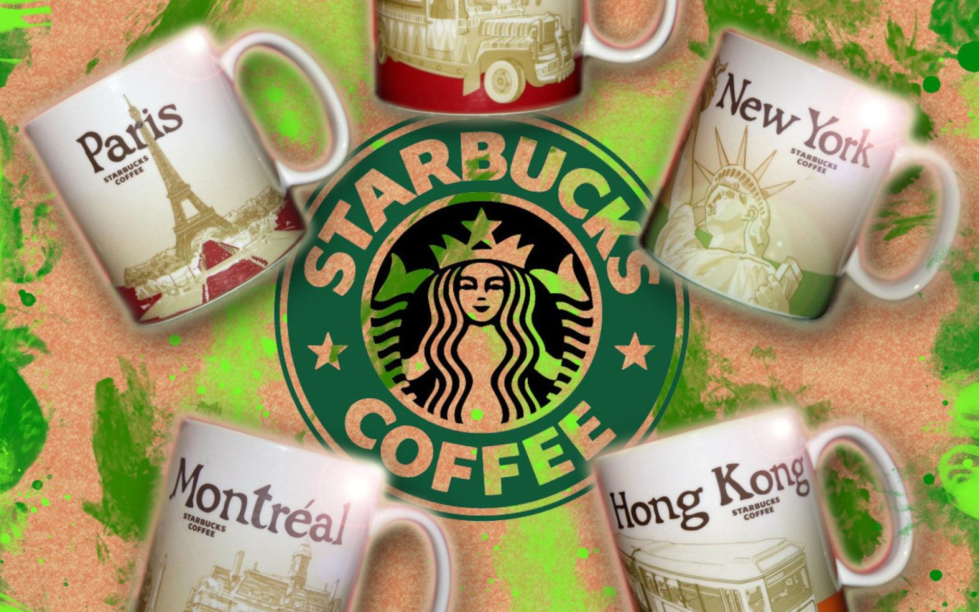 Starbucks Coffee Logo Wallpaper 9 - Wallpapers Z