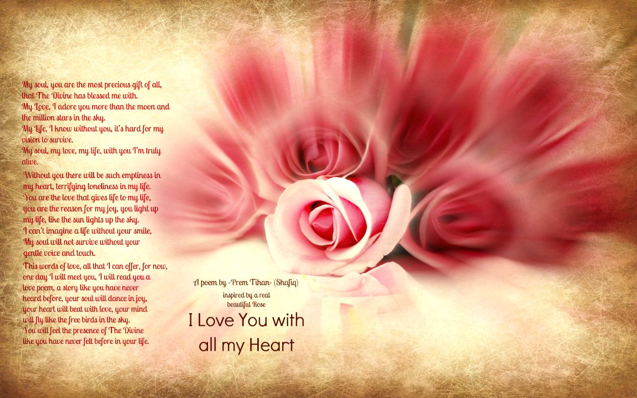 I Love Heart You Poems Wallpaper Wallpapers HD Wallpaper High resolution