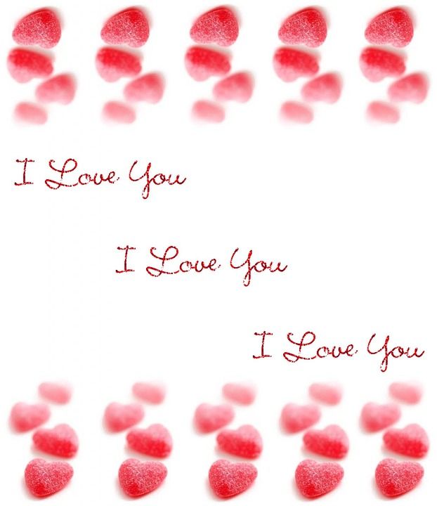 Free photo: I Love You, Background, Heart - Free Image on Pixabay ...