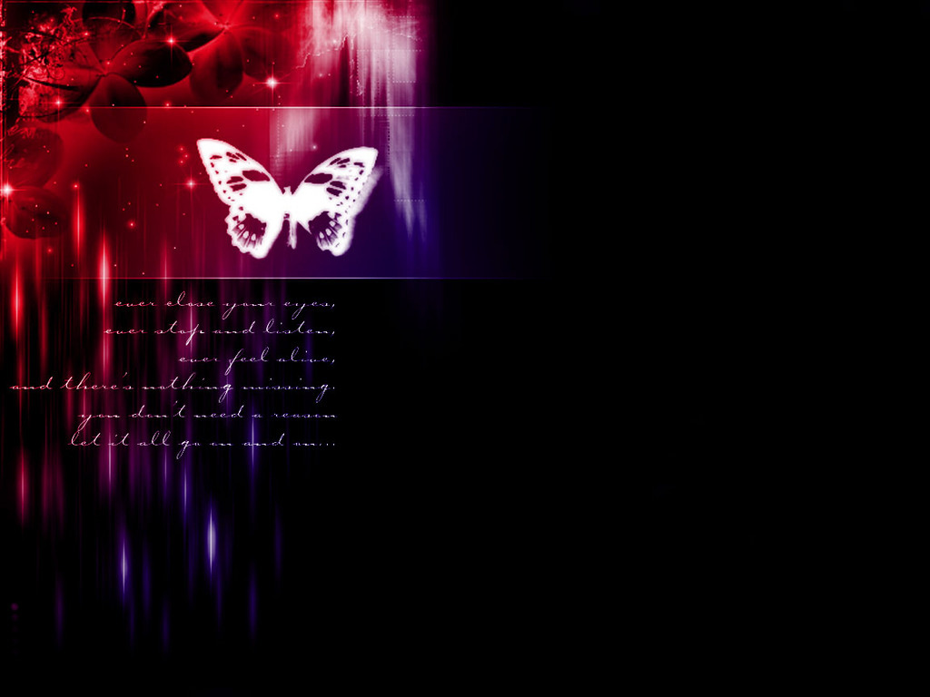 Butterfly red black purple wallpaper background picture and layout ...