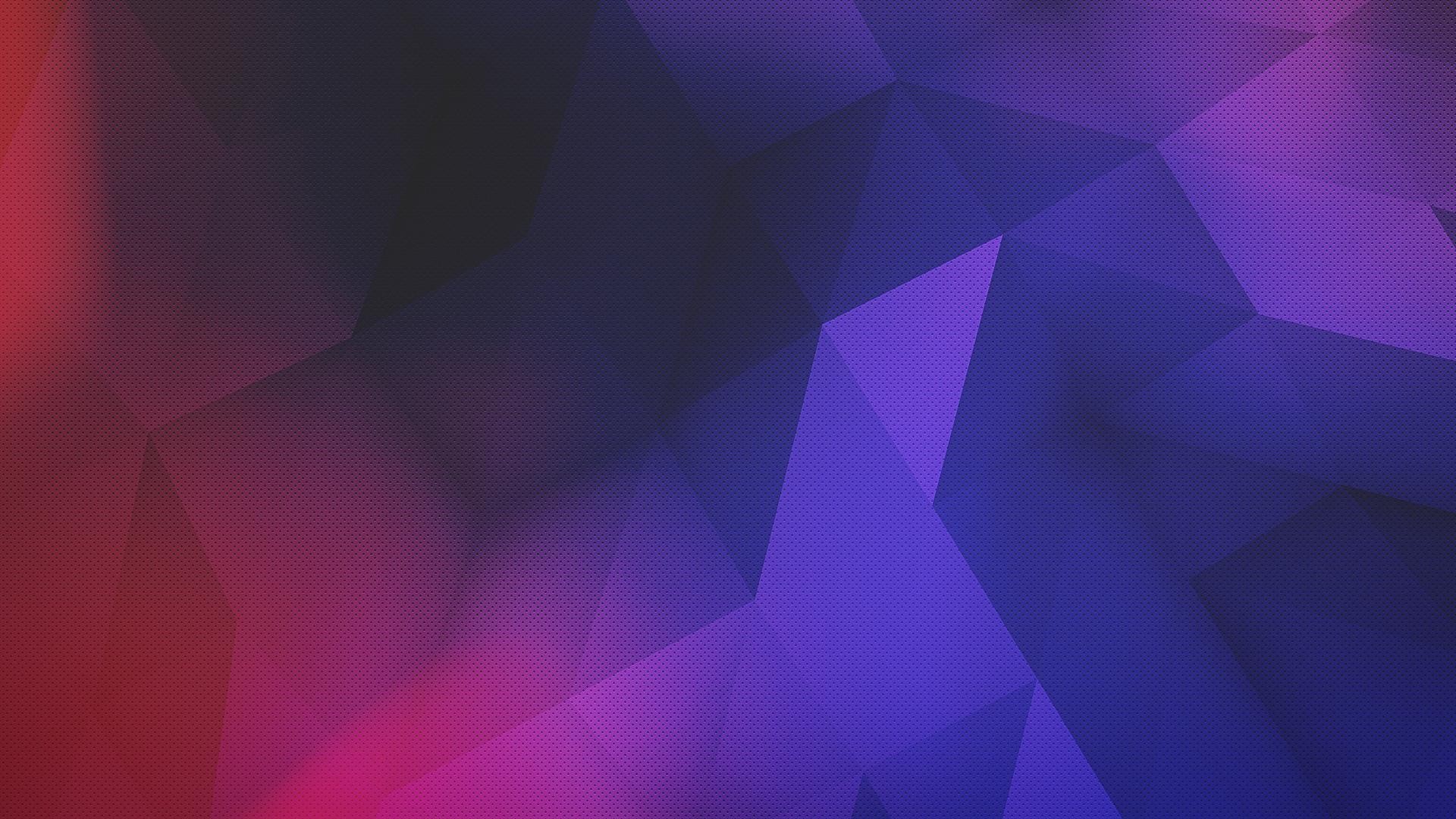 purple, red, abstract, digital art, low poly, blue, artwork ...