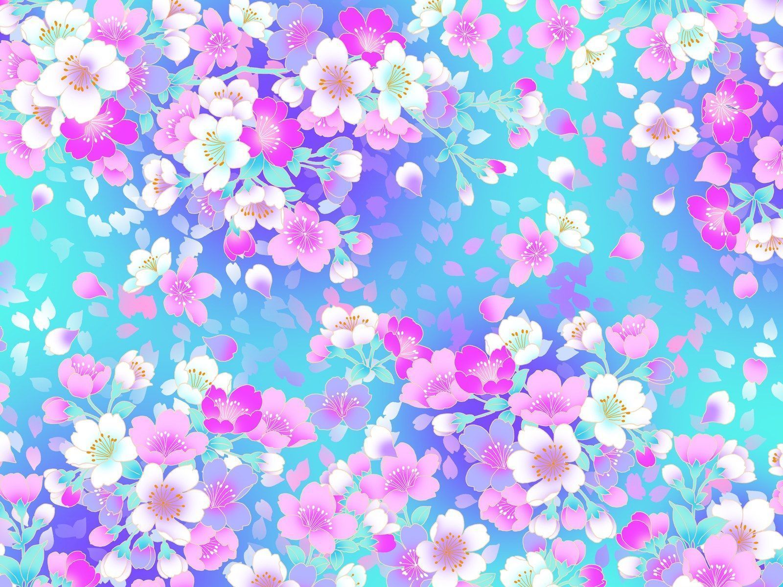 Flower Pattern Wallpaper - Widescreen HD Wallpapers