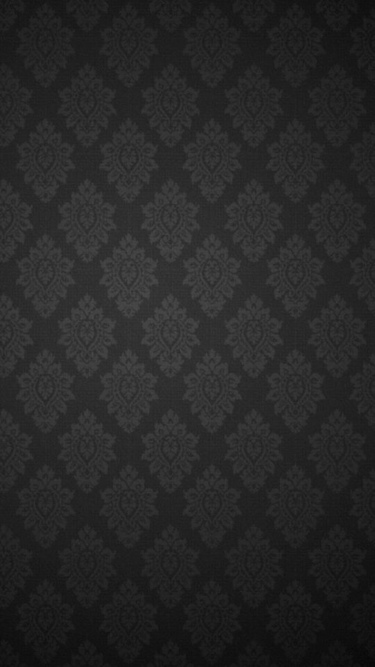 Black Baroque Pattern mobile phone Wallpapers HD 540x960