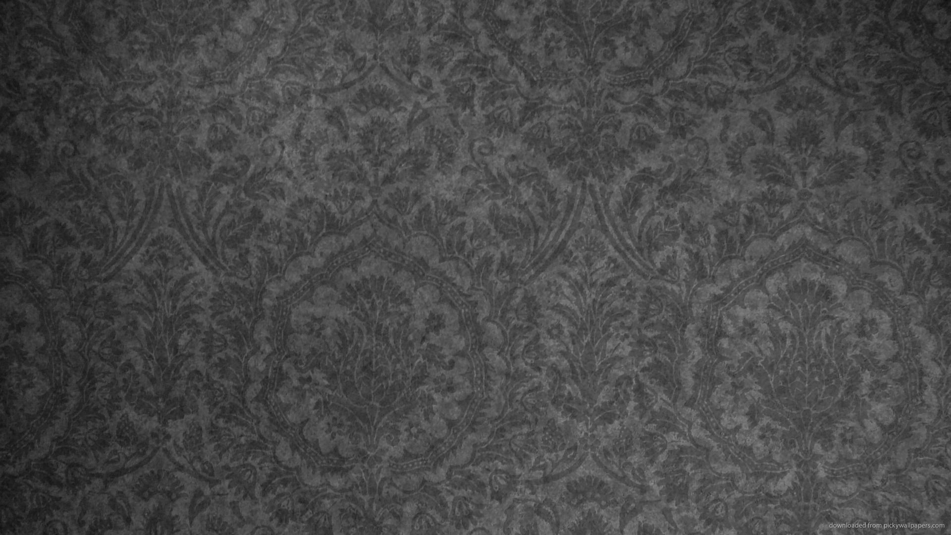 grey damask wallpaper living room