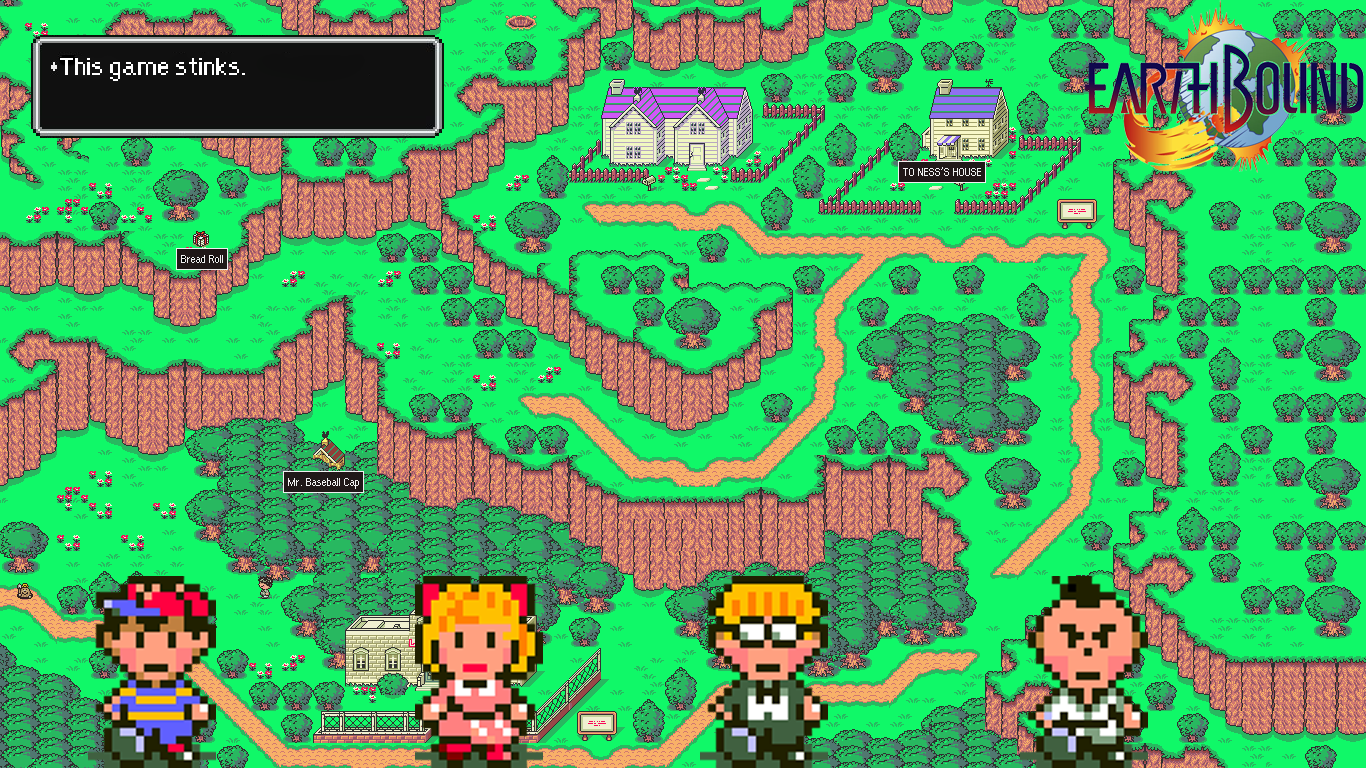 Earthbound игра. Earthbound босс. Earthbound 1994.