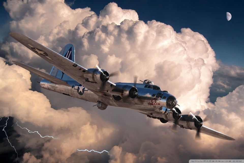 World War 2 Plane HD desktop wallpaper Widescreen High resolution