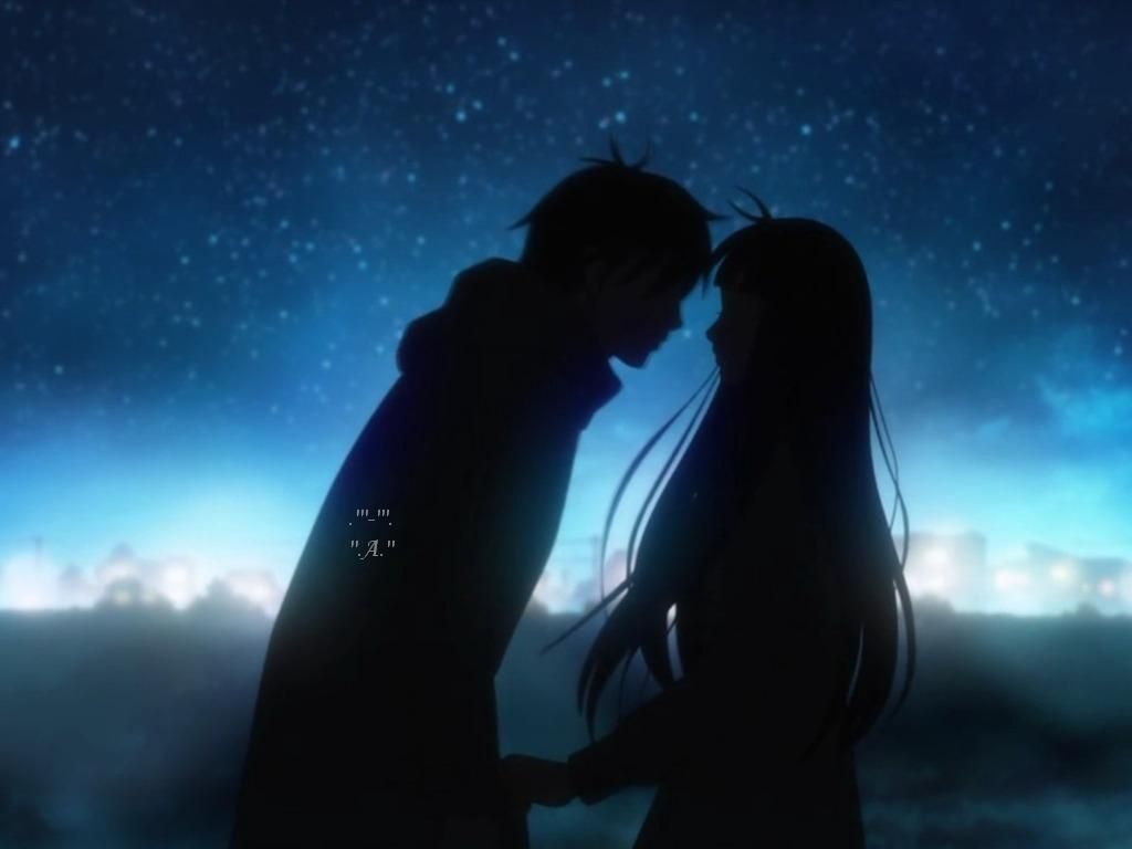 Romantic Love Anime Wallpaper Free #12305 Wallpaper | High ...