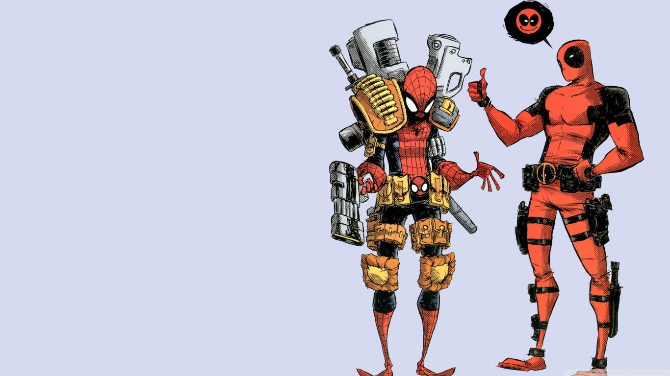 Deadpool And Spiderman HD desktop wallpaper : High Definition ...