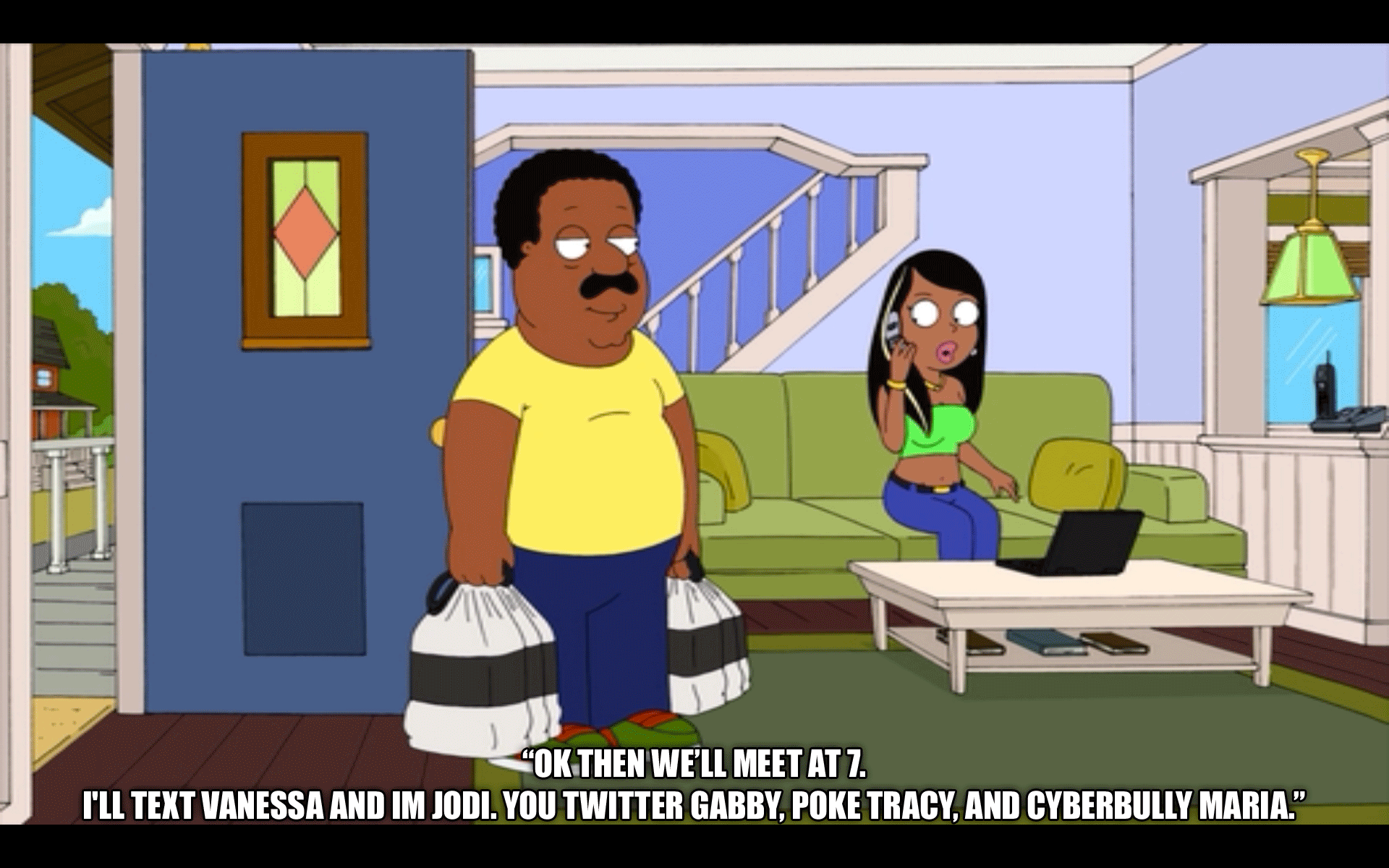 Cleveland Show hits one : funny