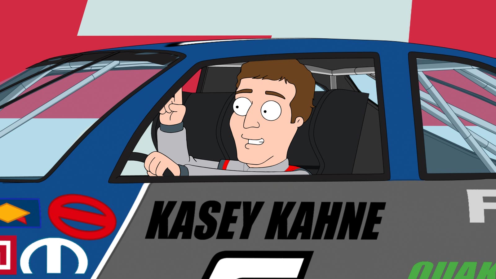 nascar rolls through 'the cleveland show' | The Fast and the Fabulous