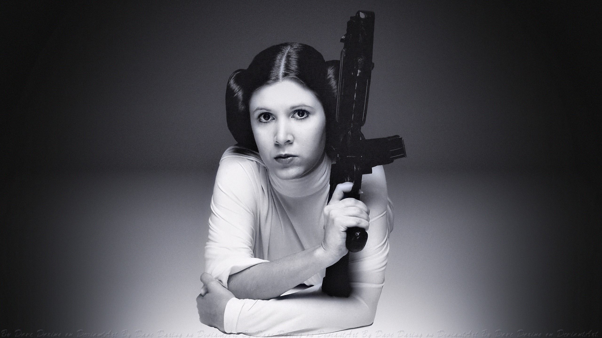 Carrie Fisher Princess Leia XV by Dave Daring on DeviantArt