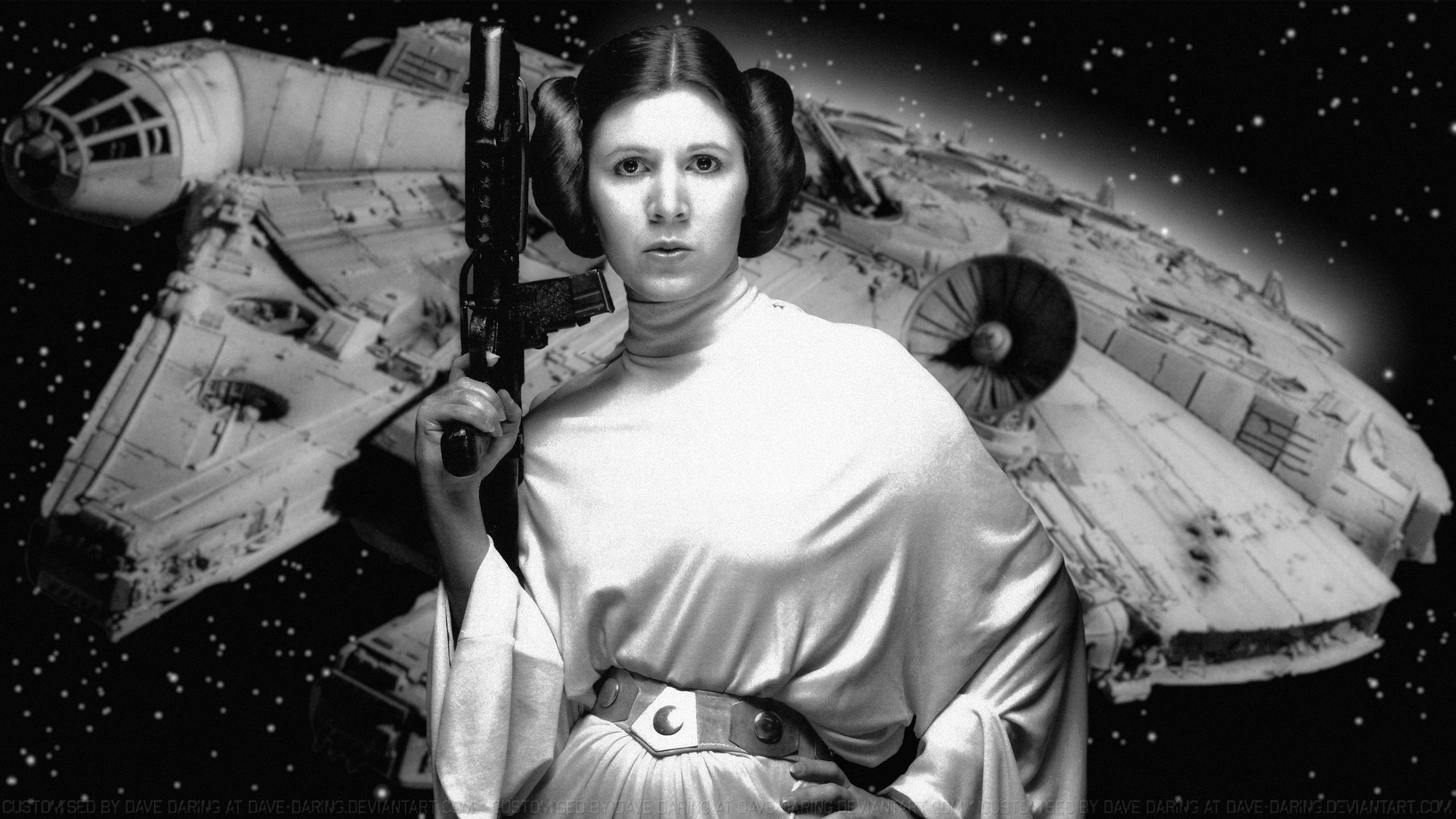 Carrie Fisher Princess Leia XLVII by Dave Daring on DeviantArt