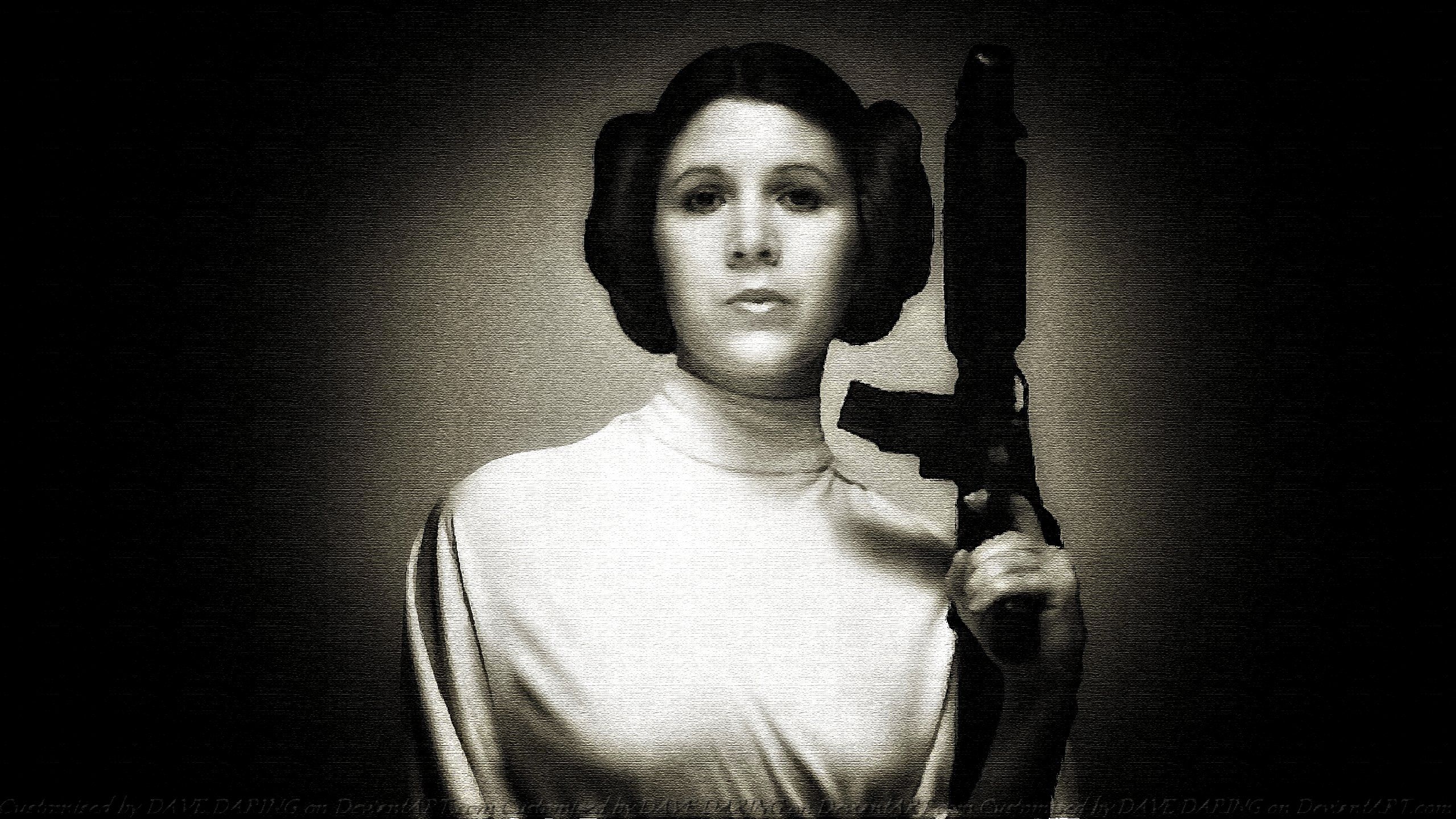 Carrie Fisher Princess Leia by Dave-Daring on DeviantArt