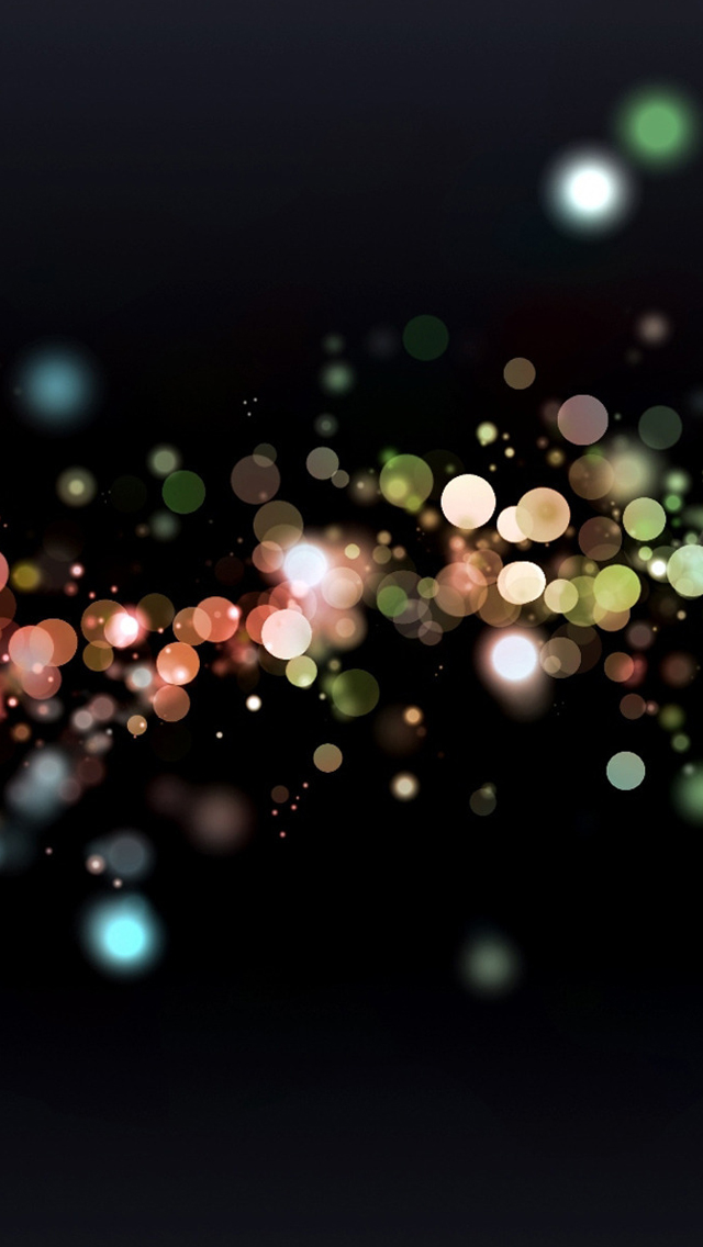 Glowing Bubbles Abstract iPhone 5s Wallpaper Download | iPhone ...