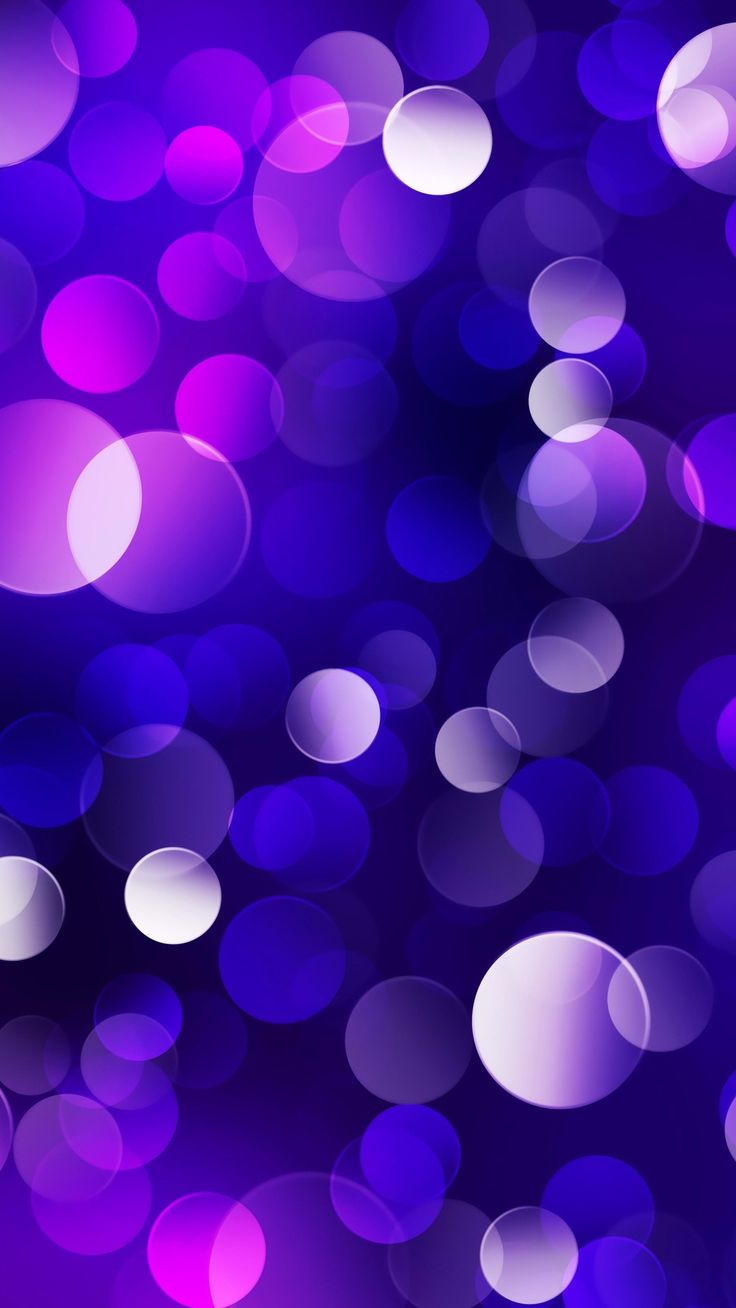 Elegant Glowing Purple Blue Bubble iPhone 6+ HD Wallpaper - http ...