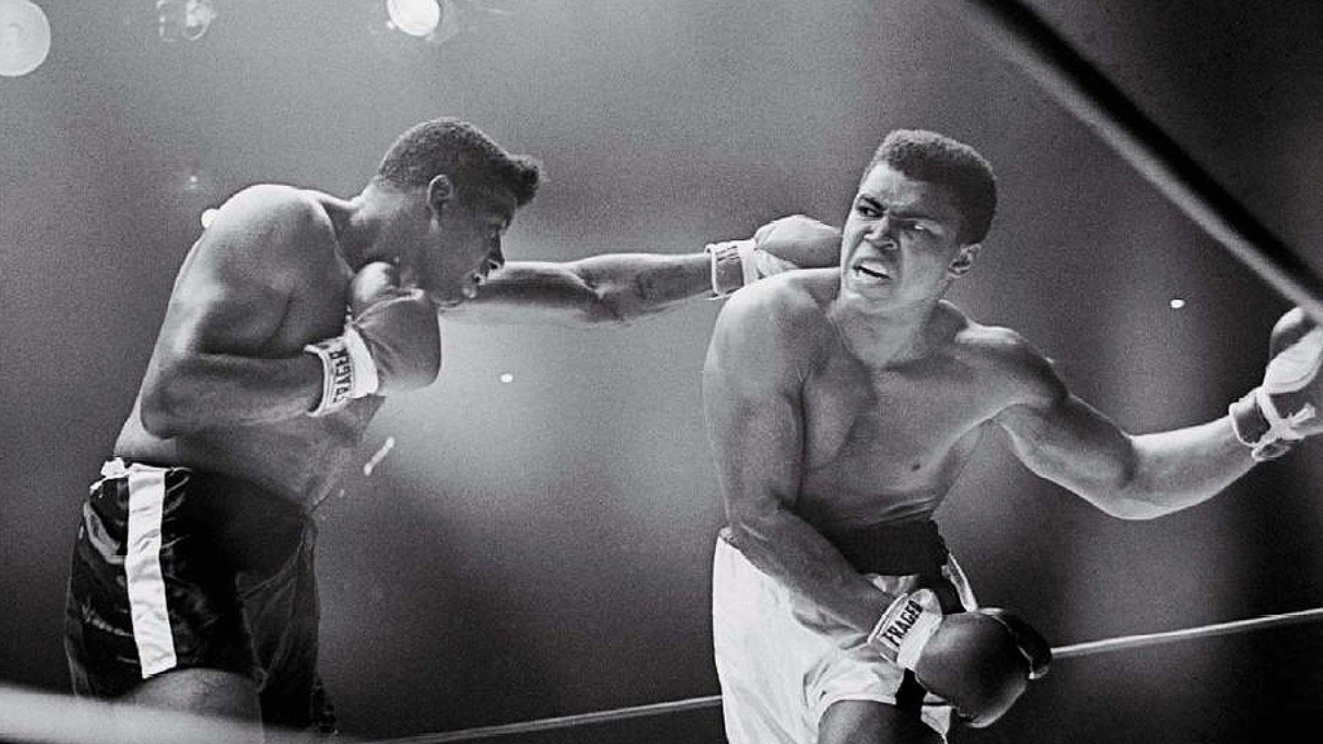 Muhammad Ali and Floyd Mayweather - wallpaper