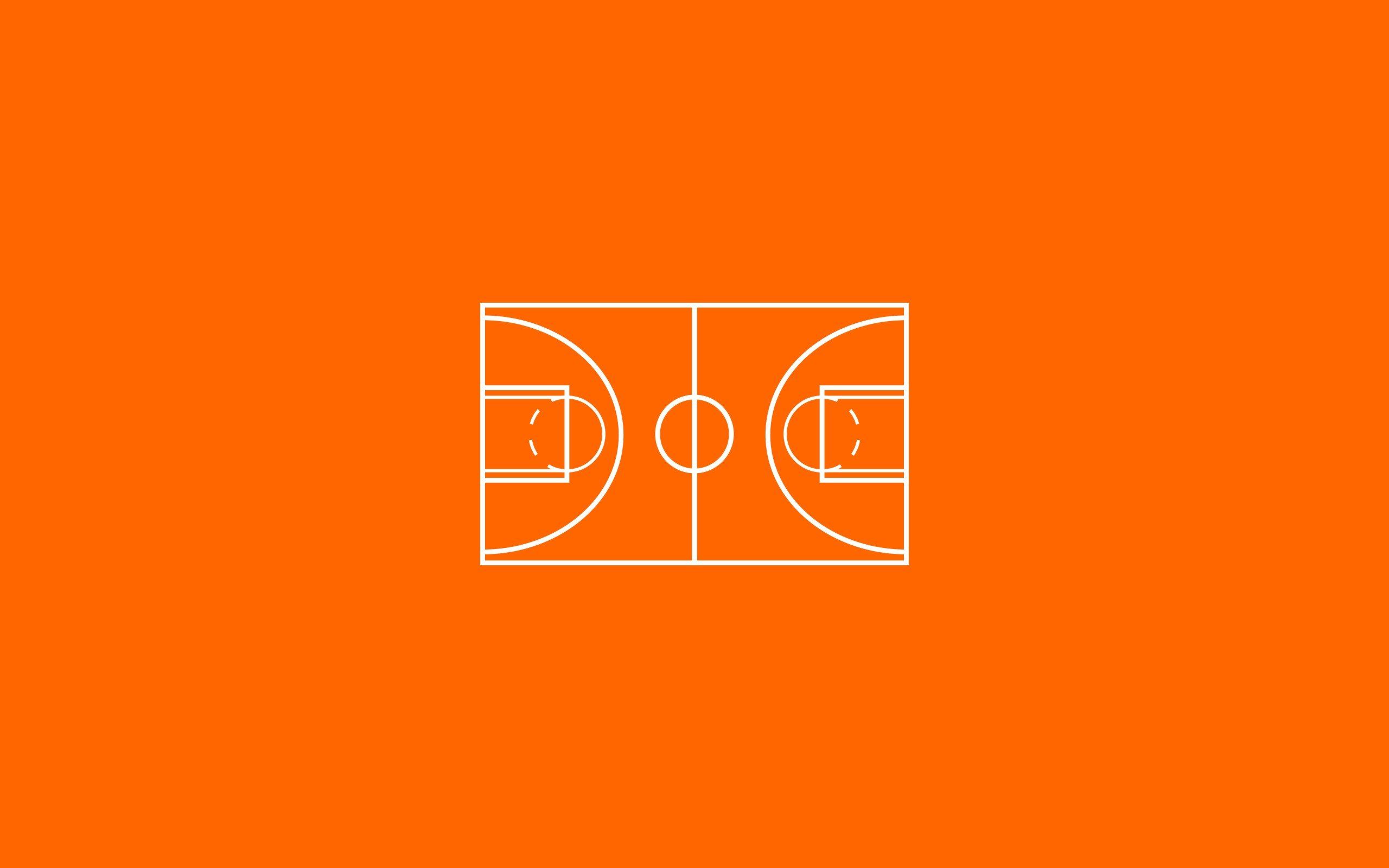 Minimalism basketball court wallpaper 2560x1600 493665