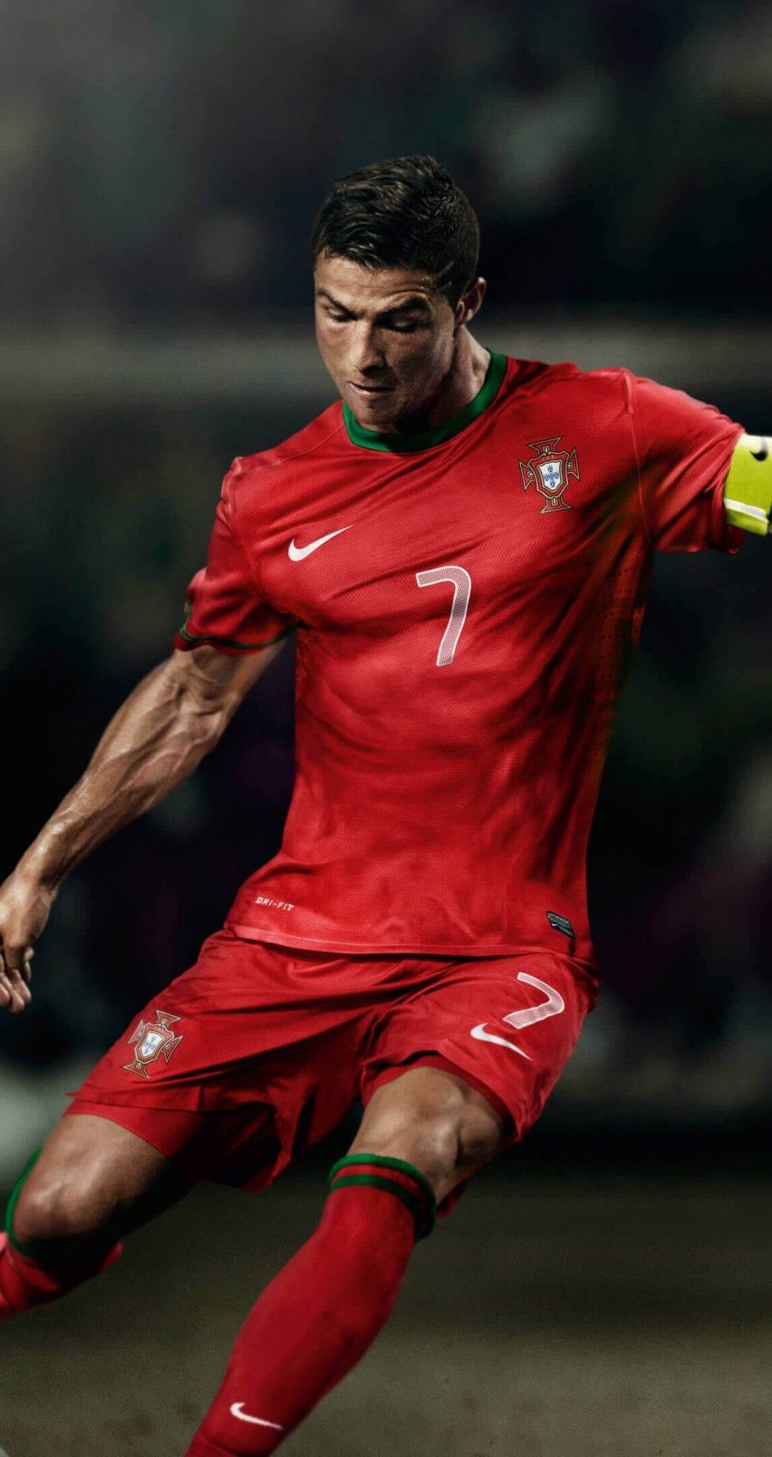 Download Cristiano Ronaldo In Portugal Jersey HD wallpaper for