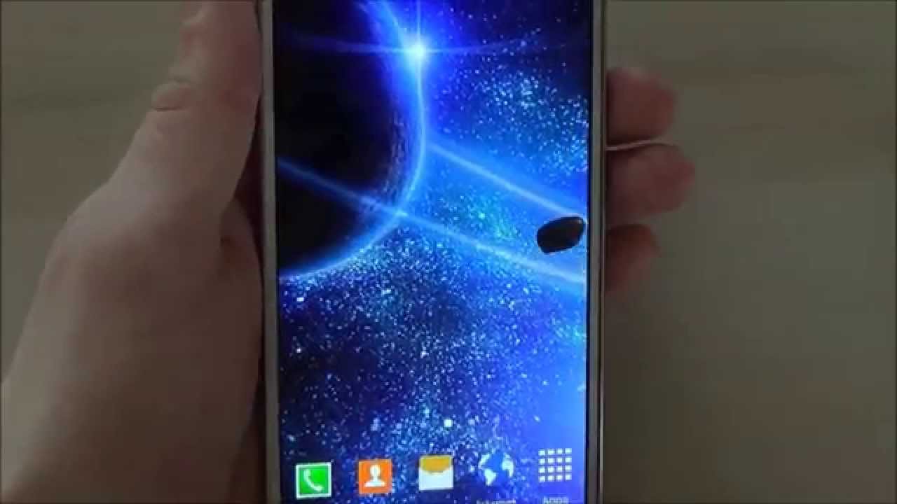 Free 3D HD space live wallpaper for Android phones and tablets