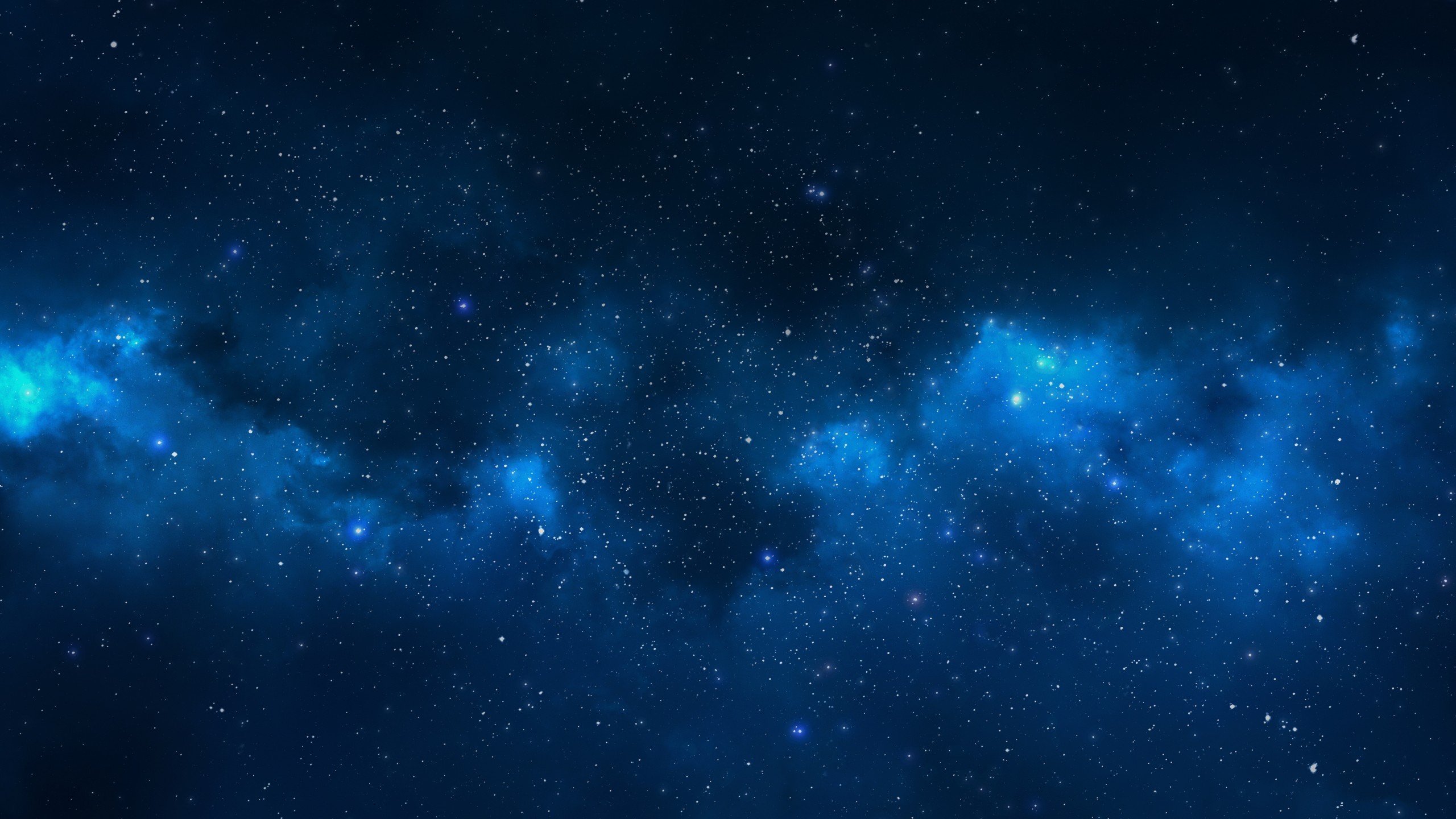 Blue Galaxy Stars Wallpaper - Pics about space