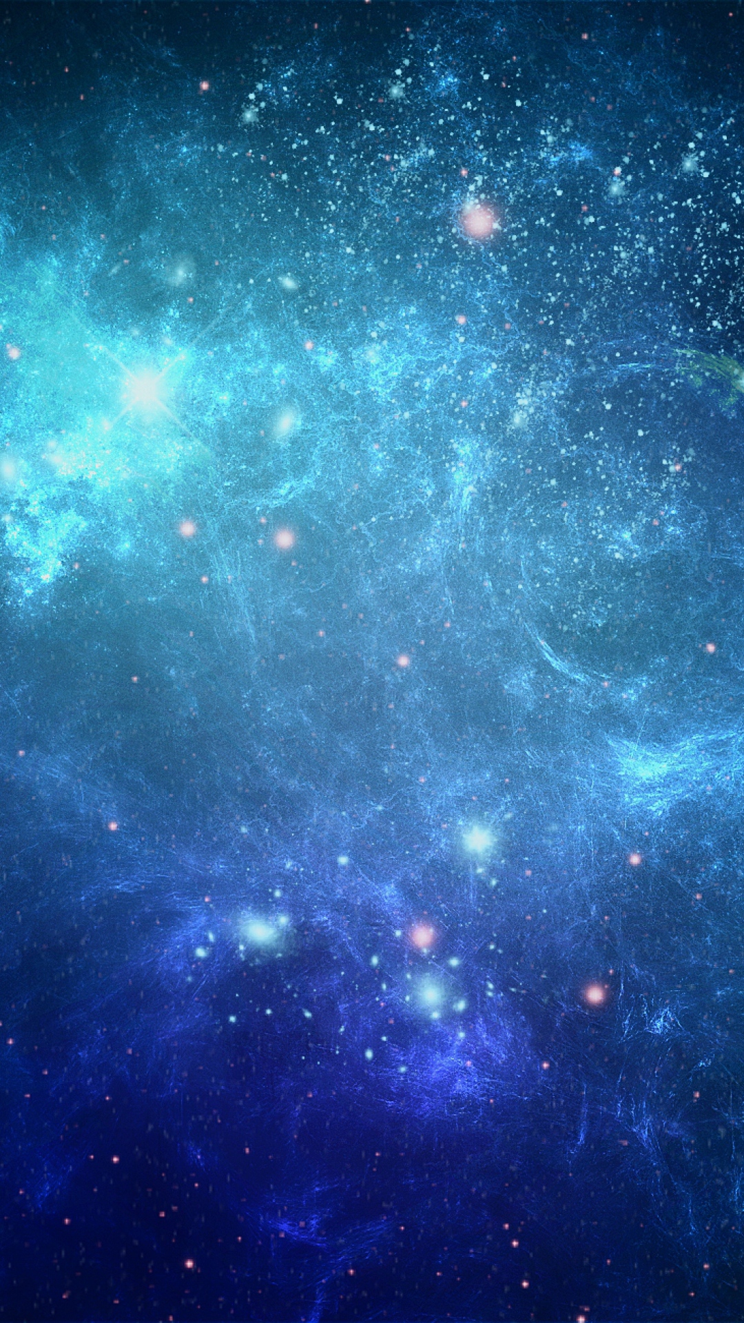 HD Background Beautiful Space Star Cluster Galaxy Blue Violet Gas
