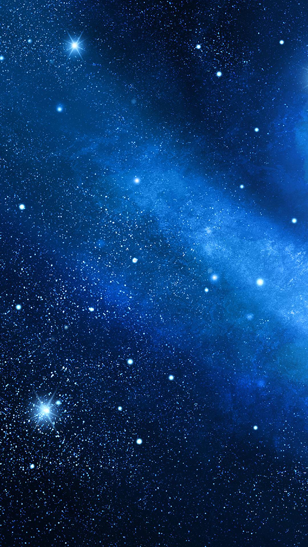 Full Screen 1080p Blue Galaxy Wallpaper Hd