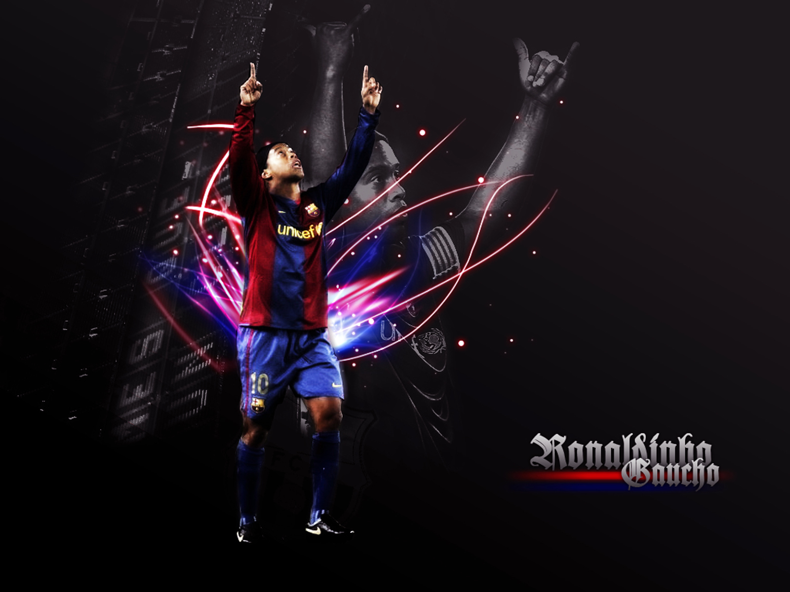 Ronaldinho FC Barcelona Celebrity wallpaper 63614 | Flower wallpaper