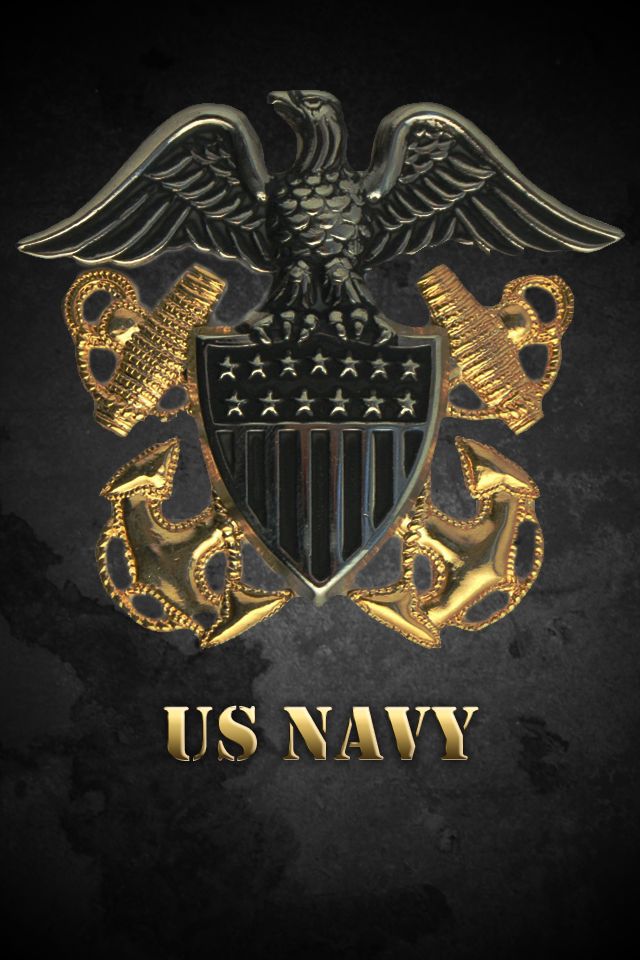 High Resolution US Navy Logo Wallpaper for iPhone 5 Full Size ...