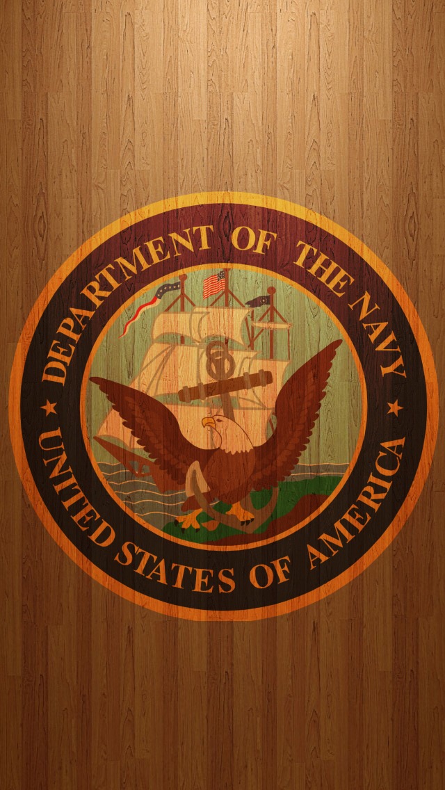 US Navy logo iPhone 5 Wallpaper (640x1136)