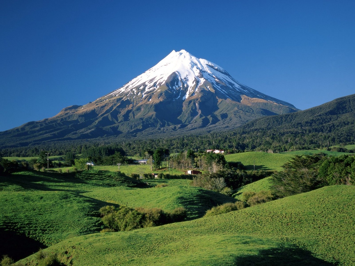 Mount Taranaki New Zealand Wallpaper Wallpapertera.com