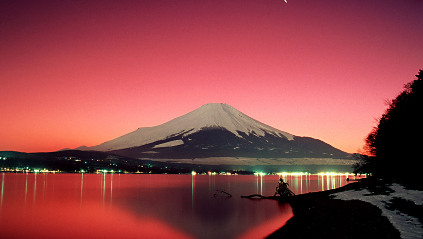 Mount Fuji Sunset Wallpaper Travel HD Backgrounds