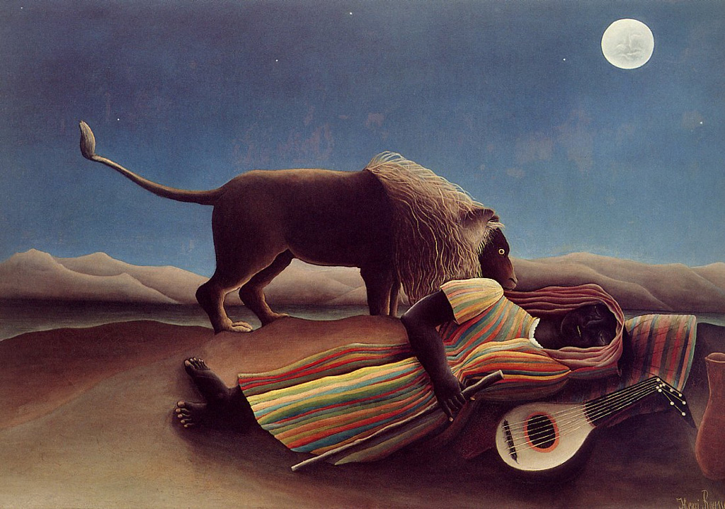 The Sleeping Gypsy (wallpaper), Henri Rousseau
