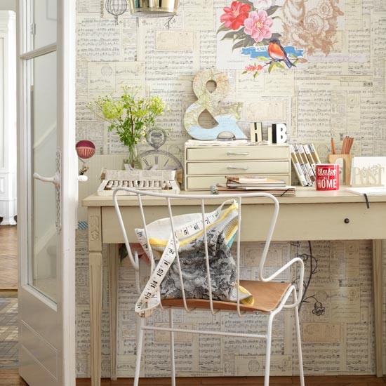 Pretty home office | Home office decorating ideas | housetohome.co.uk