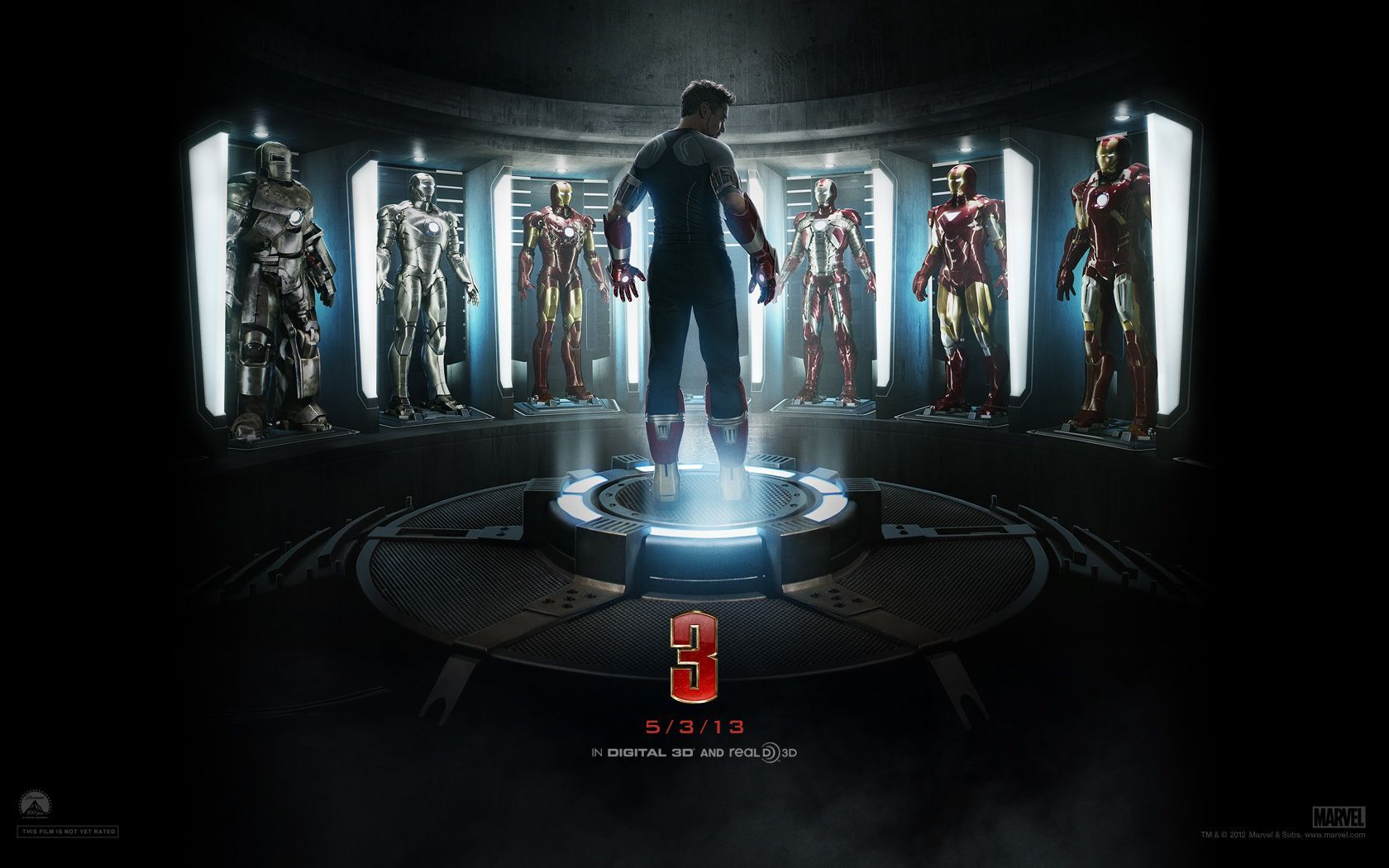 Tony Stark Iron Man 3 wallpaper hd photo1