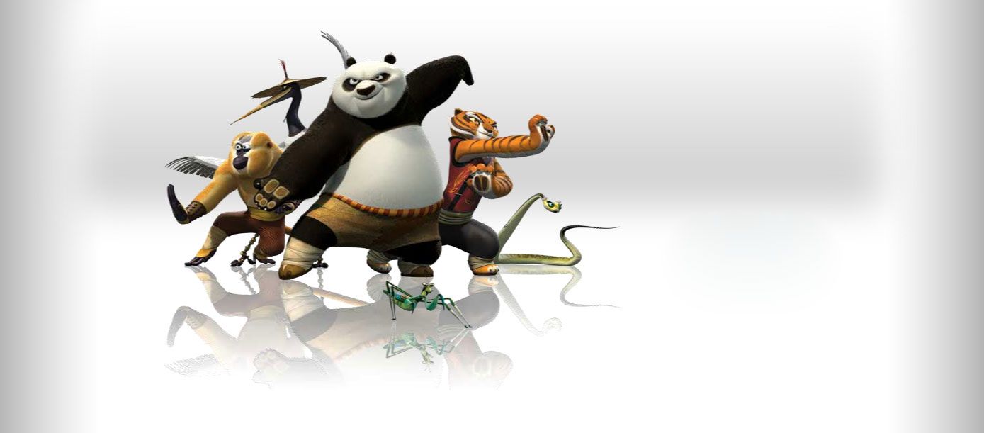 The Furious Five from Kung Fu Panda 2 Desktop Wallpaper