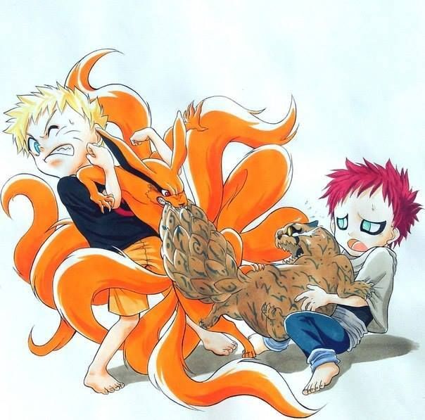 Naruto and Gaara chibi | My favorite characters | Pinterest ...