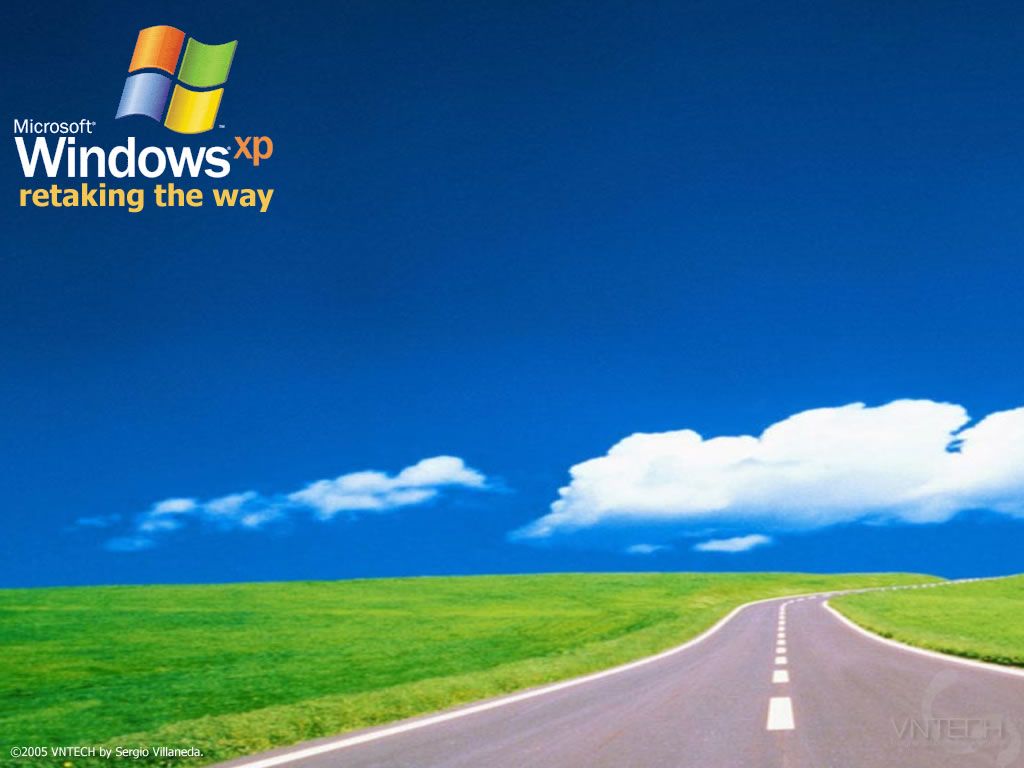 Desktop wallpaper, Microsoft Windows XP