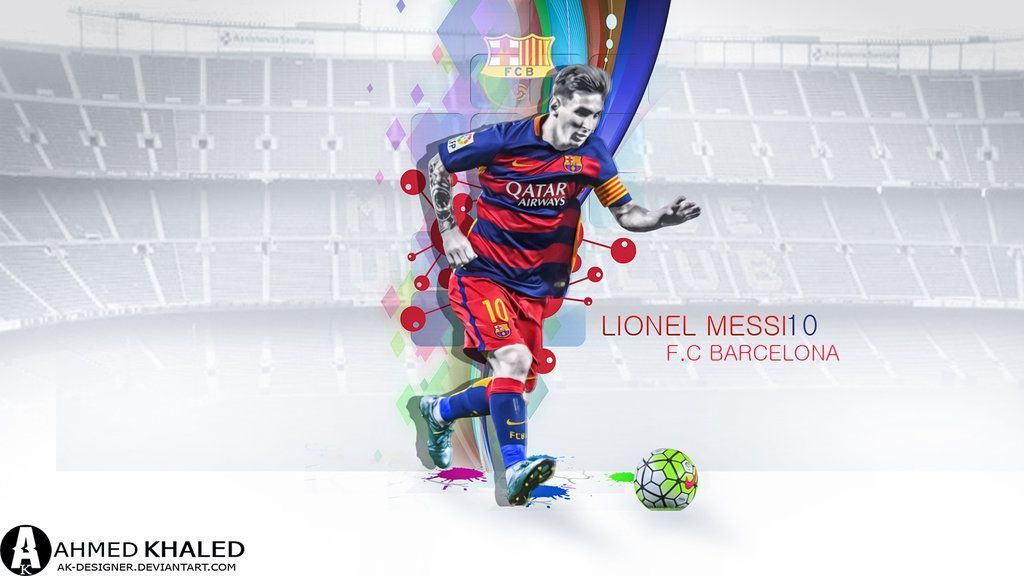 Lionel Messi Wallpaper 2016 by AK-DESIGNER on DeviantArt